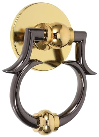 1pc Zinc Alloy Metal Gate Decorative Front Pull Handle Rustic Entry Door Hardware European Style Security Knocker Retro