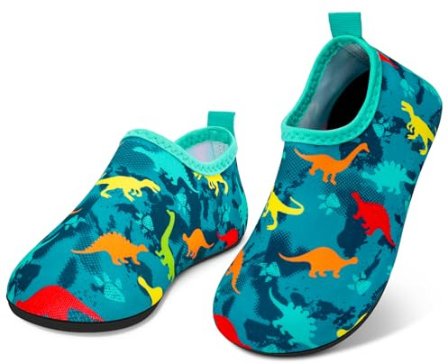 Kids Water Shoes Toddlers Swim Beach Shoes, Swimming Shoes for Boys Girls | Non-Slip Quick Dry Aqua Wet Socks, Soft Skin Barefoot Baby Holiday Essentials for Pool Garden Sea Waliking Wetsuit
