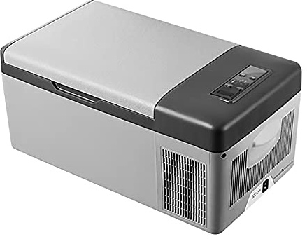GETZ Mini Fridge Car Fridge Portable Compressor Refrigerator Freezer Cooler DC 12V 24V AC 220V Mini Fridge Freezer Car Refrigerator for Driving Travel Outdoor Picnic
