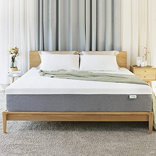Novilla Colchones Viscoelástico 160x190, Espuma de Gel con Memoria, Colchón de Espuma, Fibra de Bambú Transpirable, Firmeza Media, Reversible, Altura 18 cm, Bliss