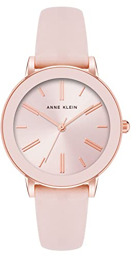 Anne Klein Women's Strap Watch, AK/3818 Pink/Rose Gold