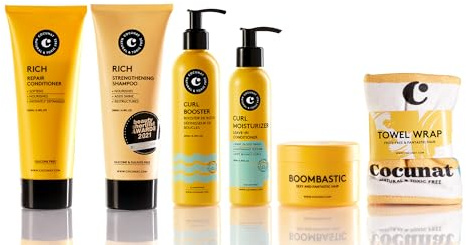 COCUNAT - Lockenpflege und Volumen - Nährt, Definiert, Stärkt, spendet Feuchtigkeit und definiert die Locken - Curly-Methode - beseitigt Frizz - Enthält Anti-Frizz-Turban,