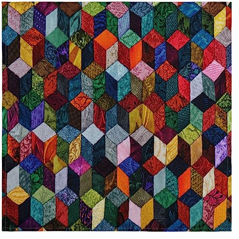 Bunte karierte Stoffservietten, 4 Stück, geometrisches Karomuster, wiederverwendbar, waschbar, für Küche, Esstisch, Servietten für Zuhause, Abendessen, Hochzeit, Bankett, Party, 50,8 x 50,8 cm
