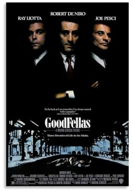 INEOUT Filmposter Goodfellas, dekoratives Gemälde, Leinwand-Wandposter und Kunstdruck, modernes Familienschlafzimmer-Dekor-Poster, 20 x 30 cm
