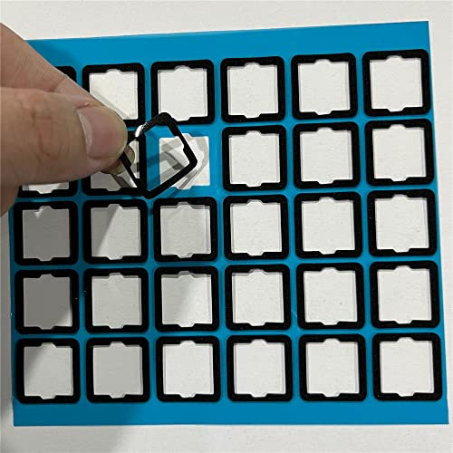 120PCS Keyboard Sound Dampening Foam Keyboard Switch Sound Dampeners Sheet Reduction Sound Switch Film DIY Switches Mechanical Keyboard Inter-Axis Shaft Silencer Foam Pads (EVA)