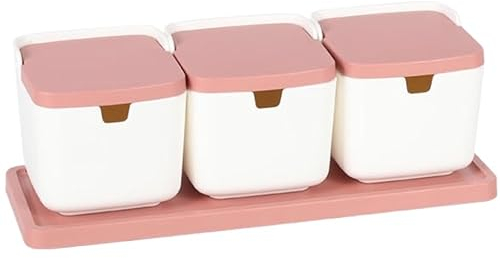 Azucarero Salero Botes Especias Juego De Recipientes De Azúcar Para Botella De Especias, Azucarero De Cocina Con Cuchara, Recipiente Para Sal, Juego De Botellas De Sal Y Especias Frascos Especiarias T