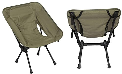 YIHANSS Tragbare Klappstühle, Campingstühle für den Außenbereich, robuster, kompakter Rucksackreisestuhl, bequemer Rasenstuhl, Strandstuhl mit Tragetasche