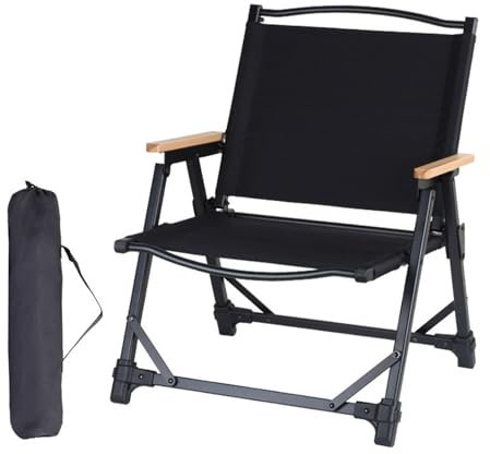 2-teiliges Strand Liegestuhl Klappbar Leicht Set Mit Aufbewahrungstasche Tragbarer Strandstuhl Strandliege Faltbar Mit Armlehnen Terrassenstuhl Relaxliege Für Mittagspause,One Size, Black