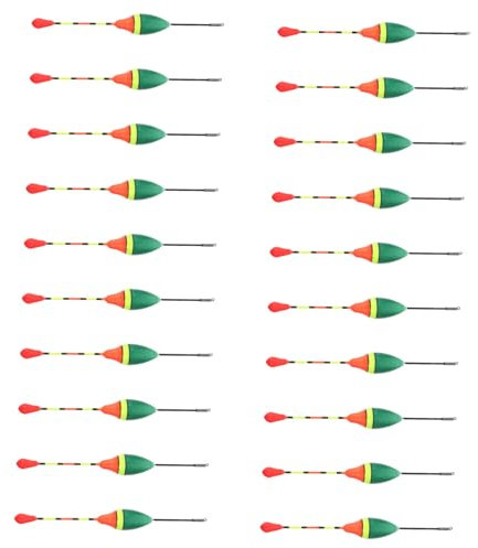 Parliky 20pcs Bold Floats for Sea Fishing Kit Fishing Buoys Waggler for Outdoor Accessories
