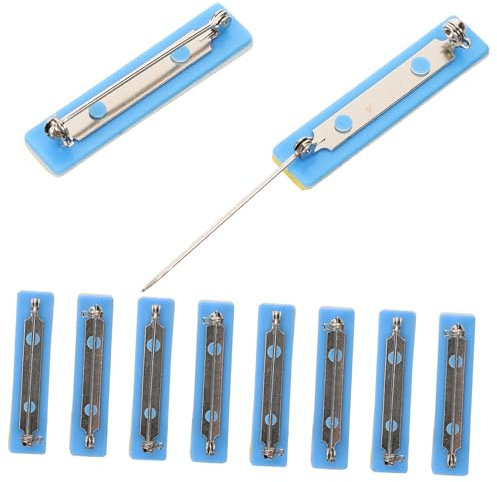 HAPINARY 10St Brosche Zubehör bürozubehör büro Materialien namenschild Selbstklebende Sicherheitsnadel id Card Holders Selbstklebende Brosche Klebestreifen ID-Abzeichen-Stift zurück Schaum
