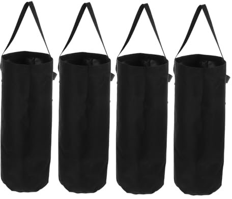 Kisangel 4 Stück Baldachin Wassergewichtsbeutel Für Schirmständer Außenschirmgewicht Einfach Zu Befüllen Faltbar 18x45cm Geeignet Für Zelte Und Überdachungen