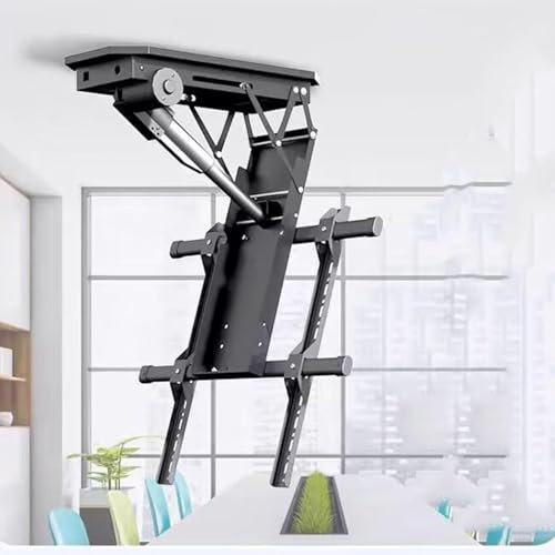 KEuLen Soporte de Techo para Televisores, Soporte de Montaje de TV de Techo Ajustable, Elevador de TV desplegable Oculto, se Adapta a Soporte de TV motorizado for televisores de 50-90 Pulgadas