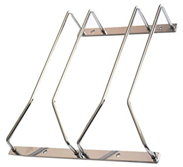 FONDOTIN Soporte Colgante De Copas De Inoxidable Estante para Copas De Invertido para Cocina Ahorrar y Mantiene Ordenada