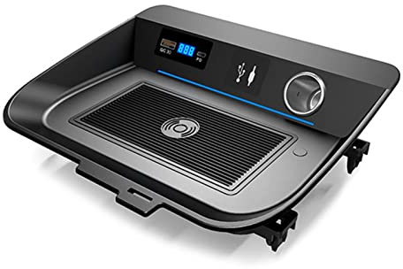 DEMULAX 15W Car QI Wireless Charger Fast Charger Charging Case Phone Holder, for, for Toyota, for, for RAV4, 2019 2020 2021 Phone 8 11 Car Wireless Charger(For Right drive)