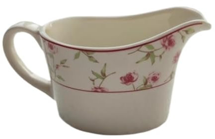 Saucière vintage en céramique – Pot à lait rétro britannique pour sauces, jus et sauce – Parfait pour la cuisine à la maison pour les réunions de famille