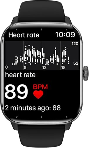 LAOYABB Smartwatch Damen Herren mit Telefonfunktion, 2.01 Zoll Touchscreen Fitnessuhr mit Pulsuhr Schlafmonitor Schrittzähler, IP68 Wasserdicht Sportuhr, Fitness Smart Watch für Android iOS