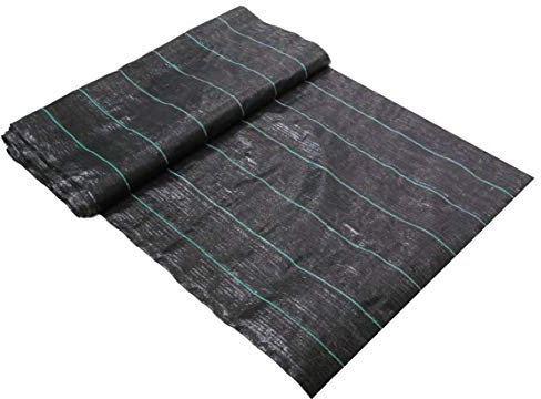 EXCOLO® Unkrautvlies 10m x 1,5m (15m²) | 100g/m² Bändchengewebe wasserdurchlässig UV-stabil | Gartenvlies Bodenvlies Geotextil Unkrautschutzfolie für Garten & Beete
