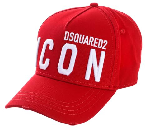 DSquared Roter Hut mit weißem Schriftzug