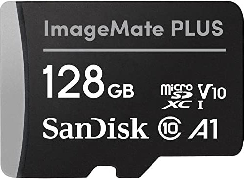 Sandisk ImageMate Plus Carte mémoire Micro SDHC A1 V10 128 Go