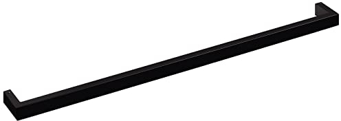 Handtuchhalter ATLANTA Länge 613 mm BA 600 mm schwarz matt brüniert für Wand- / Schrankmontage Handtuchstange Handtuchreling von SOTECH