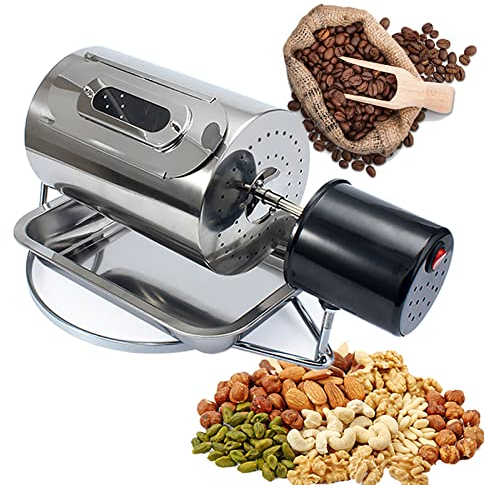 Tostador De Granos De Café, Granos Fritos De Frutos Secos EléCtricos, Hogar De Acero Inoxidable, Capacidad: 100-250 G, 2,3 Kg