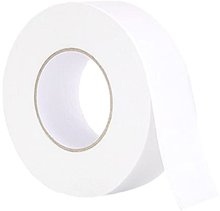 ZEVONDA Ruban adhésif double face - Rubans adhésifs blancs pour l’artisanat d’art Scrapbooking Tampons en caoutchouc Emballage cadeau de fabrication de cartes, 30mm * 20m