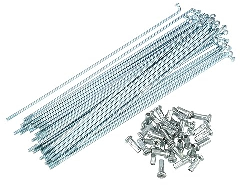QUARKZMAN 14G J Piega Bicicletta Acciaio Raggi Bicicletta Raggi con Nippli 36pz 143mm / 5.63