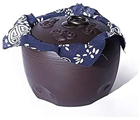 Purple Clay Tea Canister,Chinese Style Storage Jar,Chinese Style Vintage Chinese Style Storage Jars, Ceramic Tea Jar, Tea Jar Storage Jars Tea Tins Cans Canister Tea Caddy Purple Clay Tea Caddy