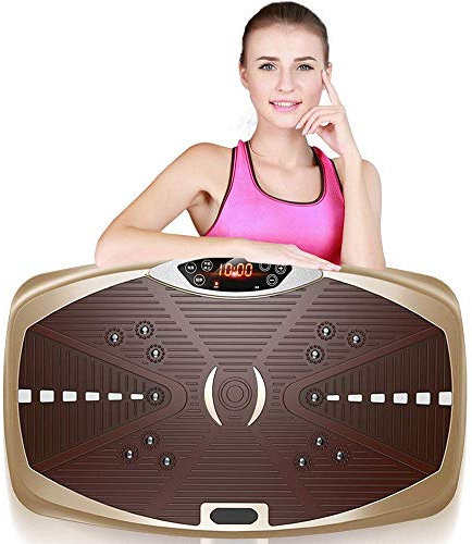 Vibrationsträningsmaskin Vibrationsplatta Power Board Viktminskning Fitnessinstruktör Fitness Vibrationsmaskin Svängplattform Massageapparat för helkroppsskakning - Fjärrkontroll