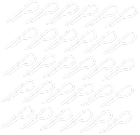 TOPBATHY 200pcs Shirt Packing Clip Multifunctional Plastic Clips Pants Fixing Sock for Underwear Laundry