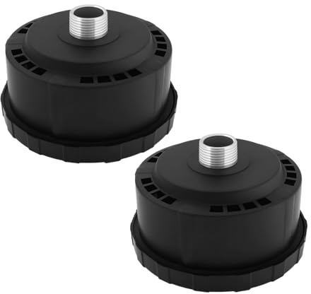 eMagTech 2 Pezzi Silenziatore Compressore Aria 3/4 Pollici 25 Mm Compatibile Con Pistone Compressore A Filtro Aria Per Sistemi Pneumatici