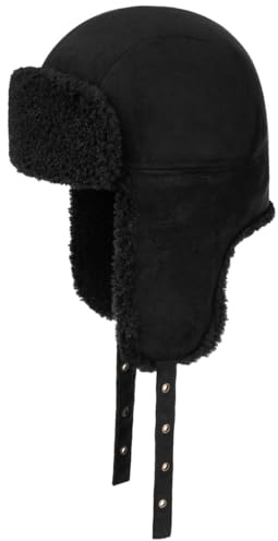 Seeberger Fake Fur Fliegermütze Chapka Pilotenmütze Lapeer Damen - mit Umschlag Herbst-Winter Winter
