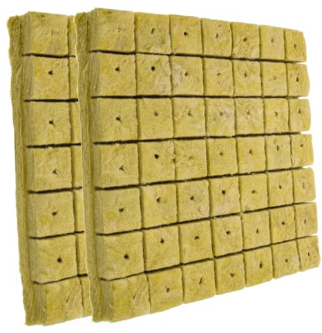 SOIMISS Blocs Nutritifs pour Semis Hors Sol Bouchons Grow Cubes 40x40x40 Mm 98 Pièces Milieu De Culture Léger Et Perméable pour Propagation Plantes Jardinage