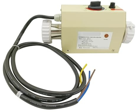 3KW Swimming Pool Heat Pump Electric Waters Heater Automatic Thermostat For Bathtub SPA Bath Efficient Heating (R2W)