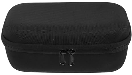 MAJORMENCH Portable Microphone Carry Case with Handle and Detachable Base | Black Organiser Pouch, Waterproof Outer Layer, Divider System with Thickened Buffer Lining for Accessory Storage