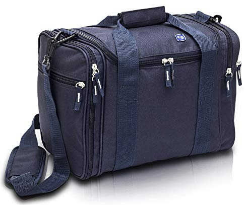 ELITE BAGS - Jumble Multifunktionstasche | blau | vielseitig nutzbar | variable Facheinteilung | diverse Netzatschen und Elastikschlaufen | Handschlaufen | Schultertragegurt