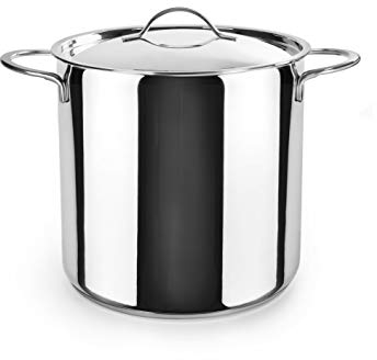 IBILI - Olla super alta con tapa noah, 18 cms, Acero inoxidable 18/10, Apta para induccion