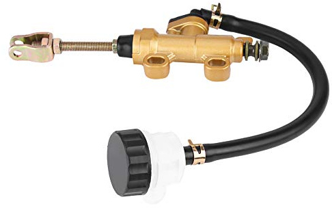 Pompe De Frein Arrière De Maître-Cylindre,Cylindre De Pompe De Frein Arrière Pompe De Frein Pompe Hydraulique avec Réservoir pour Moto Dirt Bike ATV Universel+Maitre Cylindre Air 250