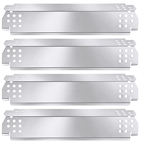 Grill Heat Plate Parts for Home Depot Nexgrill 720-0830H, 720-0888N, 720-0888, 720-0864, 720-0896B, Stainless Steel Grill Heat Tent, Burner Cover, Flame Tamer for 4 Burner Members Mark 720-0830G