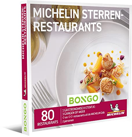 Bongo Michelin Sterrenrestaurants Cadeaubonnen Unisex-Adult, Veelkleurig, Eén maat