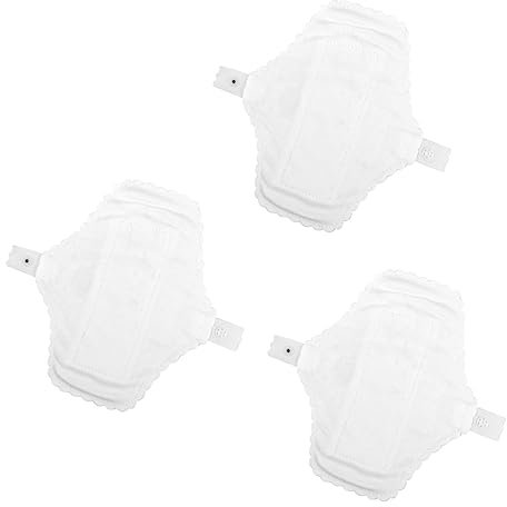 Healvian 3sets Bio-baumwolle Slipeinlagen Leck Unterhosen Aufbewahrungstasche Damen Servietten Pads Natürliche Chemische 3 Stücke * 3