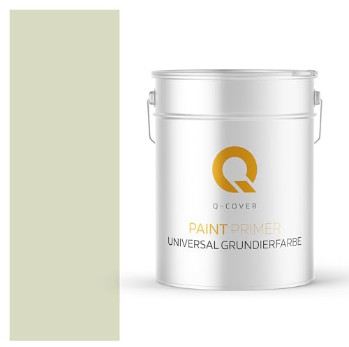Q-COVER Universal Grundierfarbe 10 L Weiß-grün Grundiermittel Für Außen Und Innen Acrylat Dispersion