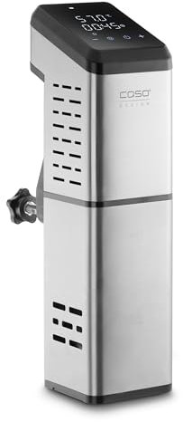 CASO SV 2000 Pro - Sous Vide roner cocina baja temperatura profesional, 2000W, Apto para 60 L, control preciso de 0 a 90 °C en incrementos de 0,5 °C, temporizador de hasta 99 horas, pantalla táctil