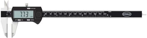 STEINLE 1321 Meßschieber Messschieber digital Schieblehre Hartmetall 200 mm