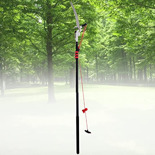 Extendable Pruning Saw, 18FT/24FT Telescopic Pole Saw Use on Pole or by Hand Extendable Saw and Trimmer Long Reach Tree Saw-24FT