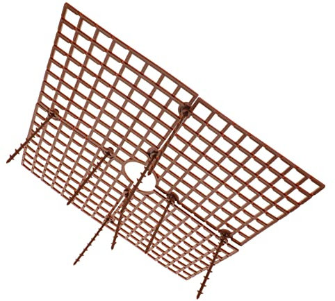 Milisten 3pcs Tip Flowerpot Mesh Cover Cuttable Soil Protector for Garden Plant Pots Animal Cat Digging Stopper