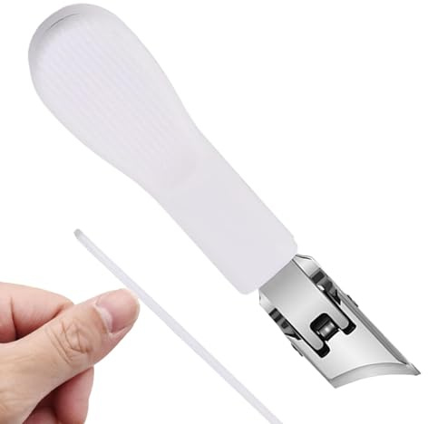 Professionelle Nagelclippers für Männer, breite Öffnung aus Edelstahl, Nagelclippers – kein Nagelknipser mit langem Griff