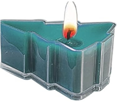 Bougies chauffe-plat pour sapin de Noël - Petite bougie en forme d'arbre - Décoration de Noël festive - Aromathérapie - Avec parfum doux - Table de Noël créative - Pièce maîtresse pour l'intérieur