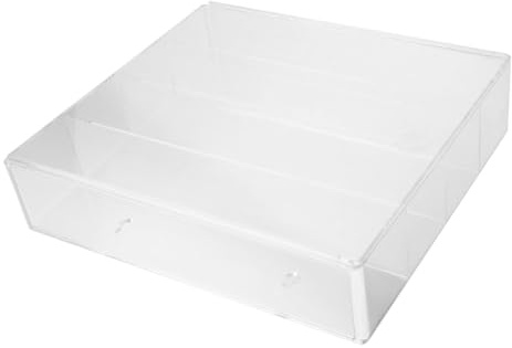 Organizador de Maquillaje con 4 Divisores Extraíbles Ps | Diseño Multicompartimento, Formato Compacto para Tocador y Viaje, Acabado Elegante y Moderno