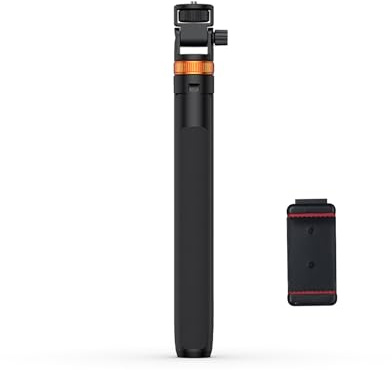 Fockety Trípode Plegable, Palo Selfie de 167 cm con Soporte para teléfono, trípode portátil de aleación Aluminio para Celular, Compatible con Flashes, cámaras Digitales Smartphones